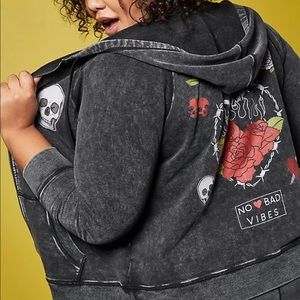 LoveSick jacket from Torrid. Rocker fun